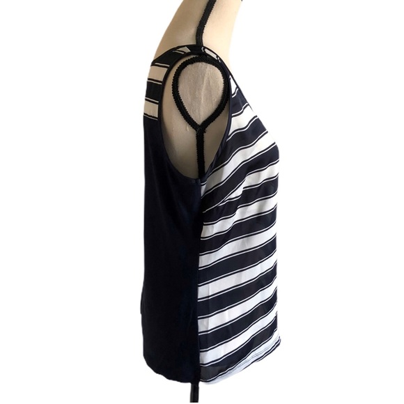 The Limited Stripe Sleeveless Blouse Size M - Picture 2 of 5